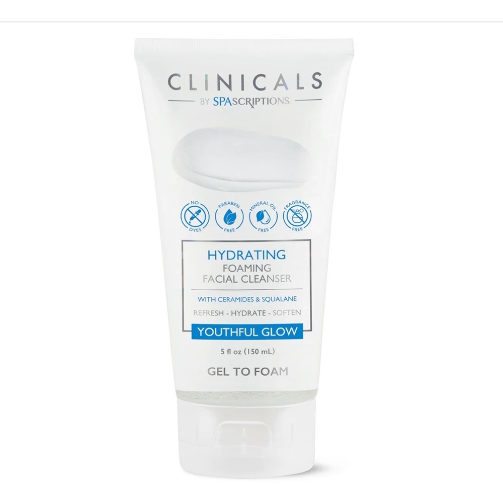 Spascriptions Clinicals Hydrating Foaming Facial Cleanser Gel 2 Foam X2 5 oz